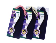 100% Kain Cotton Sarung Lengan Jejari Lace (Hitam)